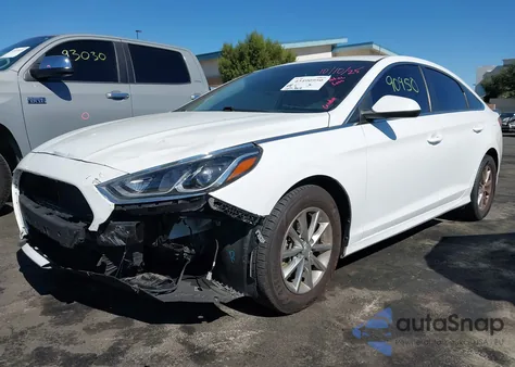 2019 Hyundai Sonata Se z USA, uszkodzony, nr VIN 5NPE24AF2KH765081
